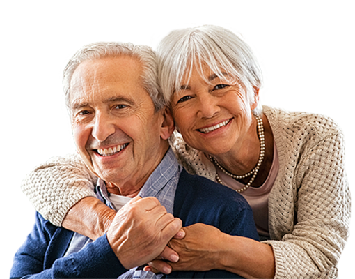 In home respite care with an older couple sharing comfort, connection, and peace of mind